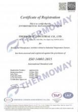 Certifications/PatentsISO 14001ISO 14001